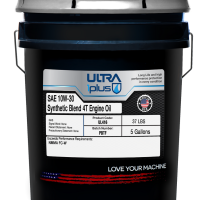 U1P-Aqua SAE 10W-30 Synthetic Blend 4T Marine Engine Oil, NMMA FC-W